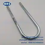 Heavy-Duty Rear Leaf Spring U-Bolt with Nuts, Replaces 90117-14073 for Toyota Land Cruiser Pick-up HZJ79