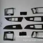 10-Piece Exterior Body Side Molding and Trim Set for Toyota Land Cruiser LC200 2008-2021, RHIPS Material