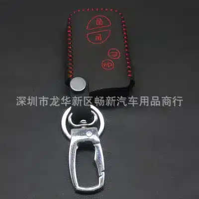 Genuine Leather Key Fob Cover Case Blue Stitching for Lexus LX570 GX400 GX460 Middle East Edition Genuine Leather Key Fob Cover Case Blue Stitching for Lexus LX570 GX400 GX460 Middle East Edition