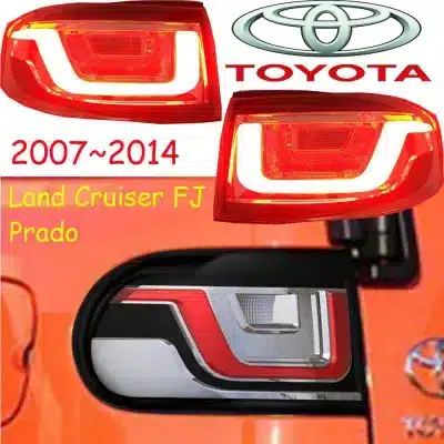 LED Rear Taillight Assembly Smoked Tea Red for 2007-2014 Land Cruiser Prado FJ Cruiser, IP66 Waterproof LED Rear Taillight Assembly Smoked Tea Red for 2007-2014 Land Cruiser Prado FJ Cruiser, IP66 Waterproof