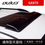 Sunroof Wind Deflector Rain Guard for Lexus GX470, Aerodynamic Smoke Tinted Sunroof Baffle