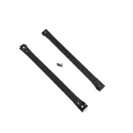 Roof Rack Cross Bar Rails System Compatible with 2010-2020 Toyota Prado LC150 FJ150, Aluminum Alloy, 50kg Capacity