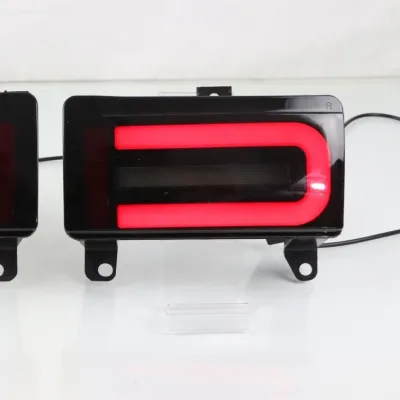 4-Function Rear Bumper LED Tail Lights for 2007-2022 Toyota FJ Cruiser, Brake Reverse Turn Signal Fog Lamps 4-Function Rear Bumper LED Tail Lights for 2007-2022 Toyota FJ Cruiser, Brake Reverse Turn Signal Fog Lamps