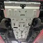 3PCS Aluminum-Magnesium Alloy Chassis Guard Plate Set for 2024 Toyota Land Cruiser LC250 Prado, Engine & Transfer Case Protection