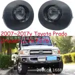 LED Fog Light Daytime Running Lamp White/Amber Dual Color for Toyota Land Cruiser LC76 LC70 Prado 2007-2017