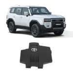 Engine Protective Dust Cover for 2024 Toyota Land Cruiser Prado LC250, ABS Black Engine Bay Protector