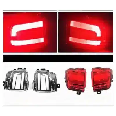 LED Rear Bumper Reflector Lights for Toyota Land Cruiser LC200 2016-2021, Sequential Brake Tail Fog Lamps, IP67 Waterproof LED Rear Bumper Reflector Lights for Toyota Land Cruiser LC200 2016-2021, Sequential Brake Tail Fog Lamps, IP67 Waterproof