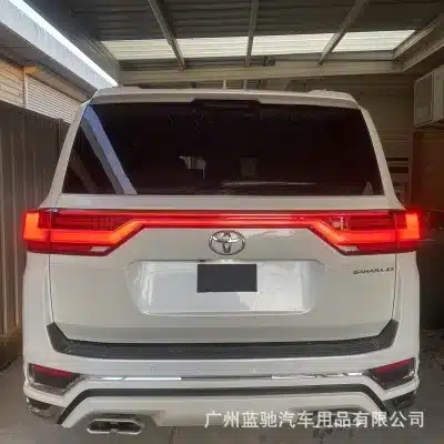 Full-Width Through-Type LED Tail Light Assembly for 2022-2025 Toyota Land Cruiser LC300, Smoked Sequential Turn Signals Full-Width Through-Type LED Tail Light Assembly for 2022-2025 Toyota Land Cruiser LC300, Smoked Sequential Turn Signals