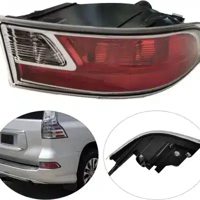 Rear Bumper Brake Light Tail Lamp Lens Cover for Lexus GX400 GX460, Red ABS Replacement Rear Bumper Brake Light Tail Lamp Lens Cover for Lexus GX400 GX460, Red ABS Replacement