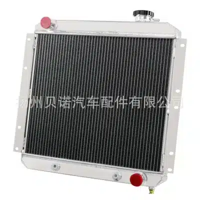 3-Row Full Aluminum Radiator with Shroud & Sensor for 1958-1984 Toyota Land Cruiser FJ40 FJ45 Gas 3-Row Full Aluminum Radiator with Shroud & Sensor for 1958-1984 Toyota Land Cruiser FJ40 FJ45 Gas