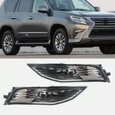 Front Bumper Fog Light Assembly Compatible with Lexus GX400 GX460, LED DRL Turn Signal Lamp Kit Front Bumper Fog Light Assembly Compatible with Lexus GX400 GX460, LED DRL Turn Signal Lamp Kit