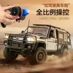 MN82S 1/12 scale RC Crawler 4WD Off-Road Truck, Toyota Land Cruiser LC79 Replica with Metal Drive Shaft & 2.4GHz Control
