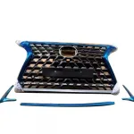 Front Bumper Center Grille TRD Style Replacement for 2020 Lexus GX460, ABS Sport Mesh Honeycomb