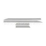 Chrome Side Door Molding Trim Body Streamers for Toyota FJ Cruiser, 4PCS ABS Exterior Protection Strips