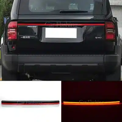 LED Full-Width Rear Tail Light Bar for 2024-2025 Toyota Prado, Sequential Turn Signal & Startup Scanning Brake Light LED Full-Width Rear Tail Light Bar for 2024-2025 Toyota Prado, Sequential Turn Signal & Startup Scanning Brake Light