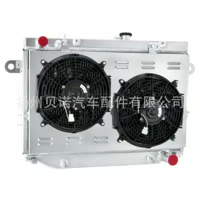 4 Row Aluminum Radiator for 1998-2007 Toyota Land Cruiser & Lexus LX470 4.7L V8, Downflow Engine Cooling Unit 4 Row Aluminum Radiator for 1998-2007 Toyota Land Cruiser & Lexus LX470 4.7L V8, Downflow Engine Cooling Unit
