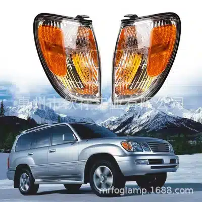 Front Corner Turn Signal Light Assembly for 1998-2007 Toyota Land Cruiser LC100 FZJ100 4700 LX470 US Type Front Corner Turn Signal Light Assembly for 1998-2007 Toyota Land Cruiser LC100 FZJ100 4700 LX470 US Type