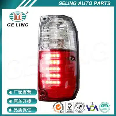 Rear LED Tail Light Assembly Replacement for Toyota Land Cruiser FJ75 Series, Reverse/Brake Lamp White LED Rear LED Tail Light Assembly Replacement for Toyota Land Cruiser FJ75 Series, Reverse/Brake Lamp White LED