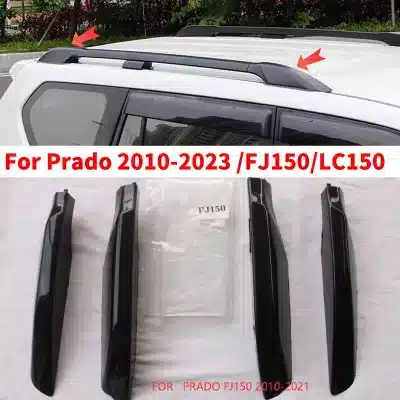 4Pcs Roof Rack Rail End Cap Cover Shell Silver Replacement for Toyota Land Cruiser Prado FJ150 LC150 2010-2023 4Pcs Roof Rack Rail End Cap Cover Shell Silver Replacement for Toyota Land Cruiser Prado FJ150 LC150 2010-2023
