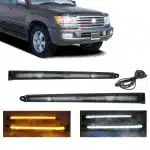 LED Daytime Running Lights Dual-Color DRL for 1998-2007 Toyota Land Cruiser LC100 4500 4700