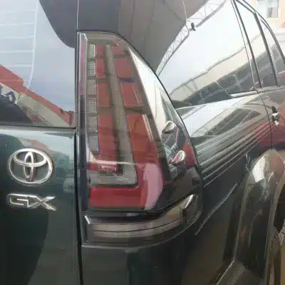 LED Rear Bumper Tail Light Assemblies for 2003-2009 Toyota Prado Land Cruiser LC120, Smoked Black Lens Braking Lamps, Pair LED Rear Bumper Tail Light Assemblies for 2003-2009 Toyota Prado Land Cruiser LC120, Smoked Black Lens Braking Lamps, Pair