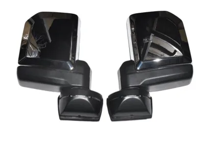 Side Rearview Mirror Chrome Electroplated 3-Wire Replacement for 2024 Toyota Land Cruiser LC76 Pickup Side Rearview Mirror Chrome Electroplated 3-Wire Replacement for 2024 Toyota Land Cruiser LC76 Pickup