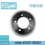 Rear Brake Disc Rotor 42431-60261 for Toyota Landcruiser VDJ79R 2007-2023, Heavy Duty Chassis Part