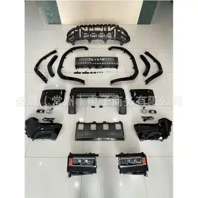 Exterior Low-to-High Trim Conversion Kit for Toyota Prado 250 (LC250), ABS Material Upgrade