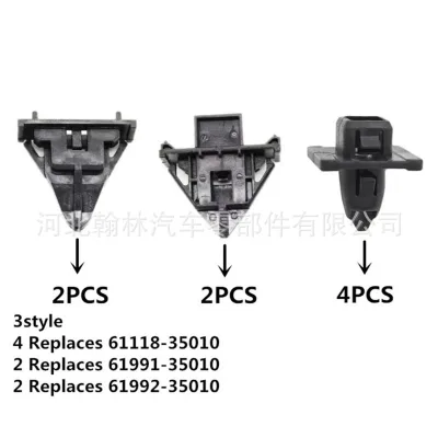 Front Fender Guard & Grille Fixing Buckle Clips for 2007-2014 Toyota FJ Cruiser & Land Cruiser, Replaces 61991-35010 61992-35010 Front Fender Guard & Grille Fixing Buckle Clips for 2007-2014 Toyota FJ Cruiser & Land Cruiser, Replaces 61991-35010 61992-35010