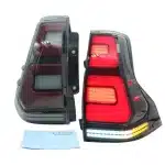 LED Taillight Assembly Smoked Lens compatible with 2010-2017 Toyota Land Cruiser Prado LC150, Rear Brake Tail Lamp Replacement
