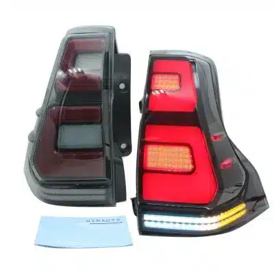 LED Taillight Assembly Smoked Lens compatible with 2010-2017 Toyota Land Cruiser Prado LC150, Rear Brake Tail Lamp Replacement LED Taillight Assembly Smoked Lens compatible with 2010-2017 Toyota Land Cruiser Prado LC150, Rear Brake Tail Lamp Replacement