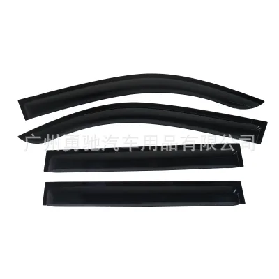 Acrylic Injection Molded Window Visors Rain Guard Set for 2009-2020 Toyota Prado FJ150, 4-Piece Smoke Black Acrylic Injection Molded Window Visors Rain Guard Set for 2009-2020 Toyota Prado FJ150, 4-Piece Smoke Black