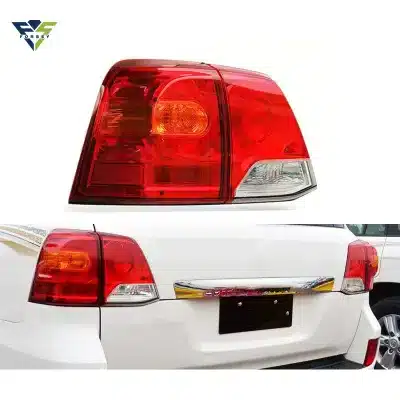 Rear Tail Light Assembly Red Housing Replacement for Toyota Land Cruiser FJ200 LC200 2008-2015, Brake Turn Signal Lamp Rear Tail Light Assembly Red Housing Replacement for Toyota Land Cruiser FJ200 LC200 2008-2015, Brake Turn Signal Lamp