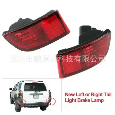 Rear Bumper Fog Light Reflector for 2003-2009 Toyota Land Cruiser Prado FJ120, LH/RH Replacement Rear Bumper Fog Light Reflector for 2003-2009 Toyota Land Cruiser Prado FJ120, LH/RH Replacement