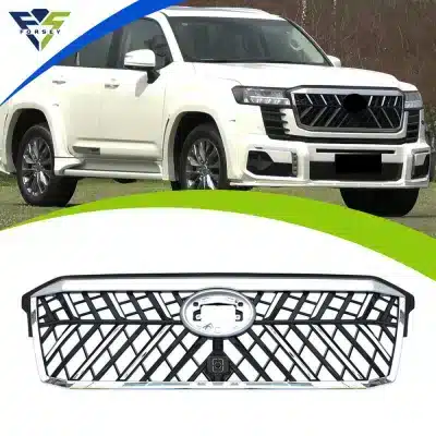 Front Bumper Mesh Grille Insert Black Replacement for Toyota Land Cruiser LC300 2022-2024 Front Bumper Mesh Grille Insert Black Replacement for Toyota Land Cruiser LC300 2022-2024