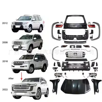 LC300 Style Conversion Body Kit Front Grille Bumper for Toyota Land Cruiser LC200 2008-2015 2016-2021 LC300 Style Conversion Body Kit Front Grille Bumper for Toyota Land Cruiser LC200 2008-2015 2016-2021