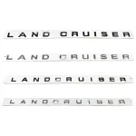 Rear Trunk Emblem Badge Lettering Decal for Toyota Land Cruiser LC300, Matte Black ABS Lettering