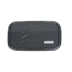 Piano Black Fuel Tank Cap Cover for 2024 Toyota Land Cruiser Prado LC250, ABS Exterior Decor