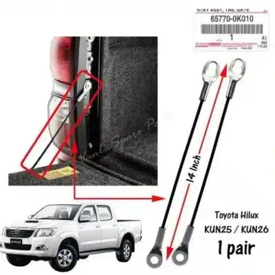 Tailgate Support Cable for Toyota Hilux 65770-0K010 Rear Trunk Box Support Strap Tailgate Support Cable for Toyota Hilux 65770-0K010 Rear Trunk Box Support Strap