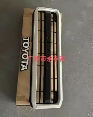 Silver Chrome Front Grille Assembly for Toyota Land Cruiser 70 Series LC70 LC75 LC76 LC79 2007-2022 Silver Chrome Front Grille Assembly for Toyota Land Cruiser 70 Series LC70 LC75 LC76 LC79 2007-2022