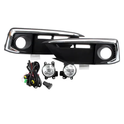 Front Bumper Fog Light Assembly Kit for 2009-2013 Toyota Land Cruiser Prado FJ150, Halogen Driving Lamps Front Bumper Fog Light Assembly Kit for 2009-2013 Toyota Land Cruiser Prado FJ150, Halogen Driving Lamps