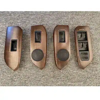 Interior Door Window Switch Panel Trim Cover Peach Wood Grain for 2010-2013 Toyota Prado LC150, 4-Piece Set Interior Door Window Switch Panel Trim Cover Peach Wood Grain for 2010-2013 Toyota Prado LC150, 4-Piece Set