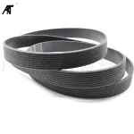 8PK2410 Serpentine Fan Belt for Toyota Tundra Sequoia Land Cruiser & Lexus LX570 GX460 2006-2019, EPDM Material, 90916-02680