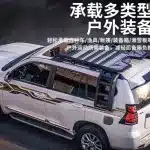 Aluminum Alloy Rear Roof Rack Access Ladder for Toyota Prado Land Cruiser LC150 LC250