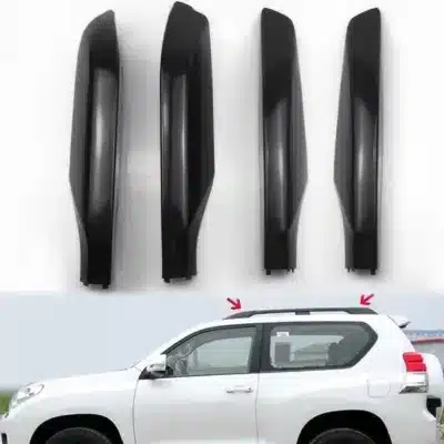 Roof Rack Rail End Cap Middle Cover Lid Replacement for Toyota Prado J150 2010-2022, Black ABS Roof Rack Rail End Cap Middle Cover Lid Replacement for Toyota Prado J150 2010-2022, Black ABS
