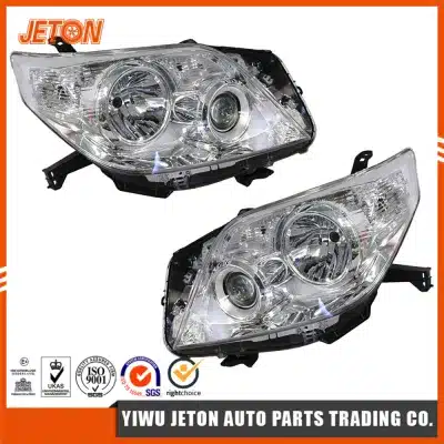 Headlight Housing Lens Replacement for Toyota Land Cruiser Prado FJ150 2009-2013, Left and Right Pair Headlight Housing Lens Replacement for Toyota Land Cruiser Prado FJ150 2009-2013, Left and Right Pair