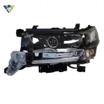 Front Bumper Headlight Assembly Transparent Lens Replacement for Toyota Land Cruiser LC200 2016-2021