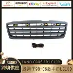 Front Bumper Radiator Grille Replacement for 1998-2006 Toyota Land Cruiser LC100 FJ100 FJ105