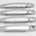 Chrome Door Handle Cover and Bowl Insert Set for Toyota Land Cruiser Prado FJ150 2010-Present, ABS Chrome Trim Accessories