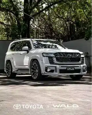 Wide Body Kit with Wheel Arches and Front Grille for 2022-2024 Toyota Land Cruiser LC300, Premium PU Material